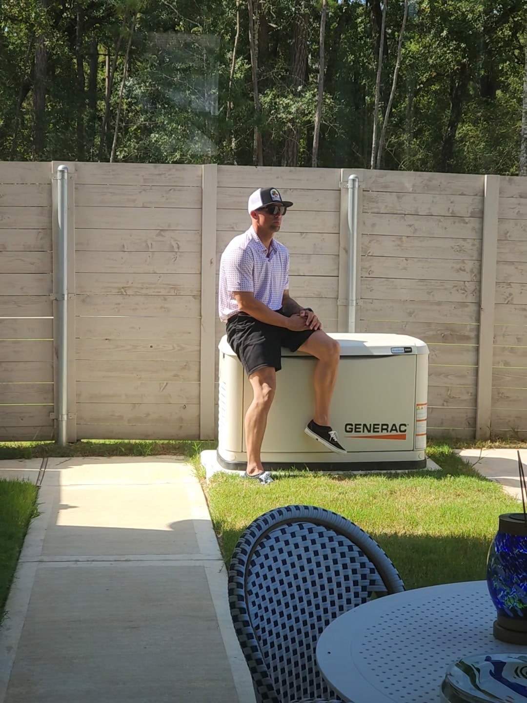 Texas Life Power technician on the job
